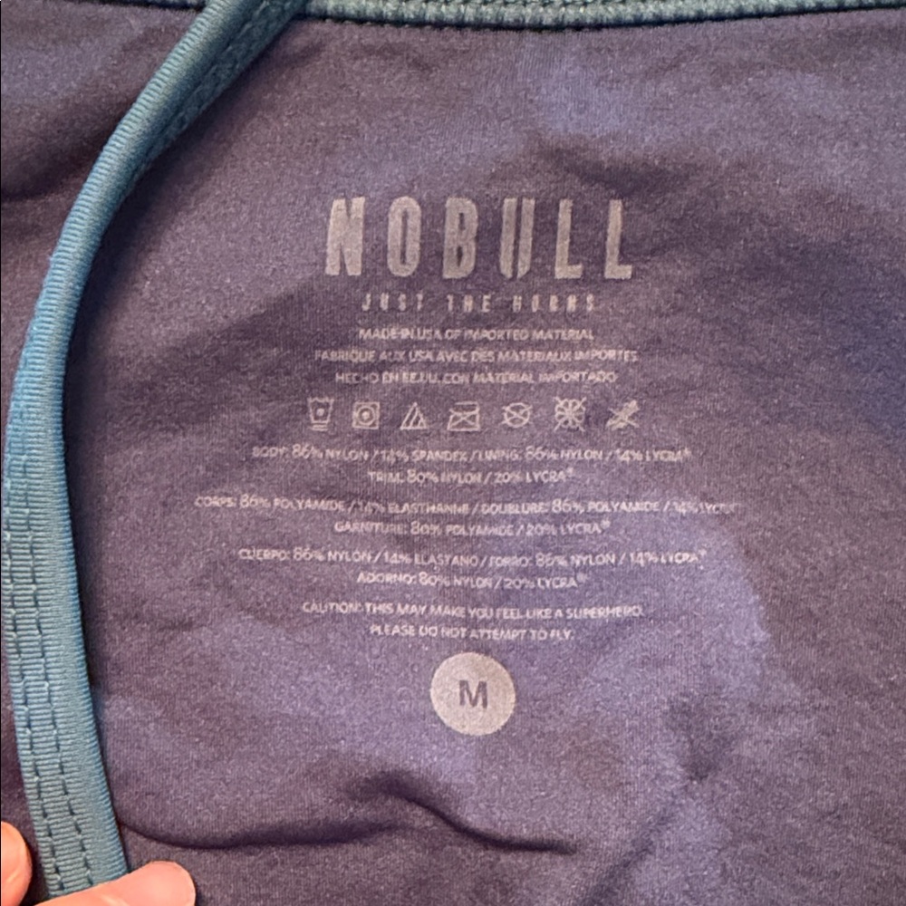 NOBULL Women's Teal Sports Bra - Picture 2 of 3